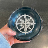 Small Glass Bowl (Compass)