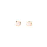 Organic Set Gemstone Stud Earrings