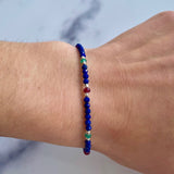 Red, Right, Return Gemstone Bracelet