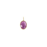 Organic Set Gemstone Charm
