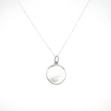 Small Round Engravable Necklace