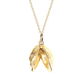 Double Zebra Mussel Necklace