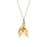 Double Zebra Mussel Necklace
