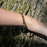 Medium Ombre Green Tourmaline Bracelet