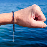 Small Round Dark Purple Freshwater Pearl Bracelet