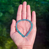 Large Light Teal Apatite Bracelet