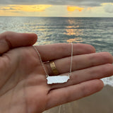 Puerto Rico Island Necklace