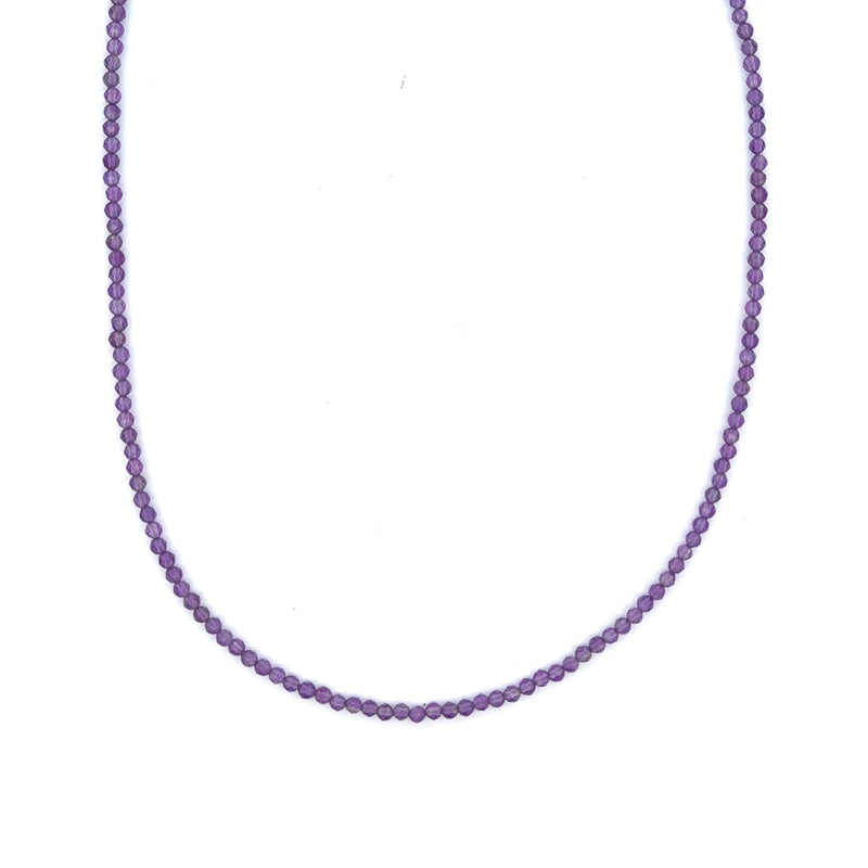 Tiny Round Amethyst Strand