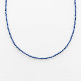 Tiny Round Blue Sapphire Strand