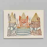 Embroidered Card (Birthday Celebration)