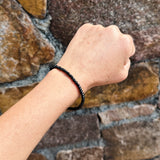 Medium Black Spinel Bracelet