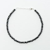 Medium Black Spinel Bracelet