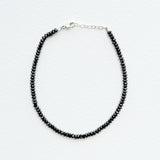 Small Black Spinel Bracelet