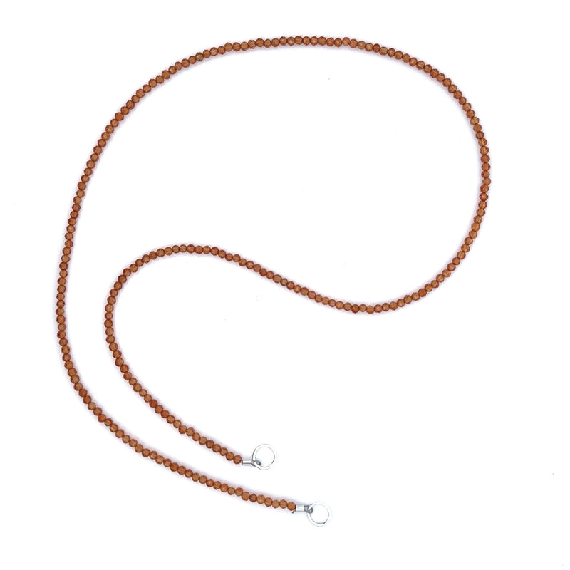 Claspless Tiny Gemstone Strand (Solid Color)