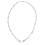 Claspless Fine Paperclip Chain Bracelet