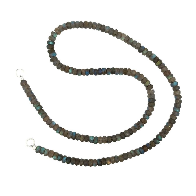 Claspless Medium Labradorite Strand