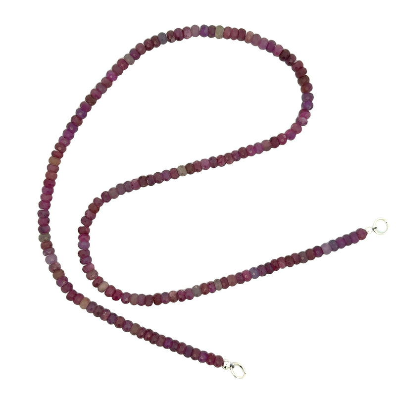 Ruby Lasing Medium Claspless Medium Ruby Strand – The Golden Cleat