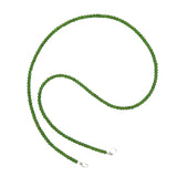 Claspless Tiny Round Chrome Diopside Strand