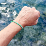 Small Round Chrysophase Bracelet