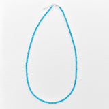 Tiny Round Dark Teal Apatite Strand