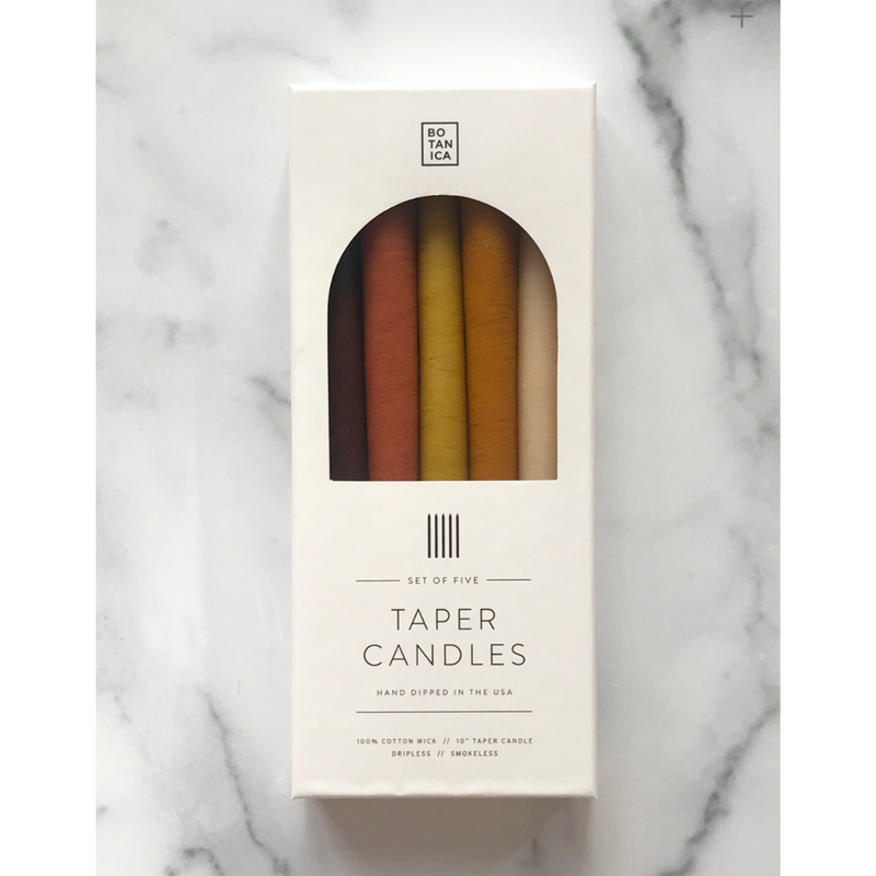Earth Sign Tapered Candles