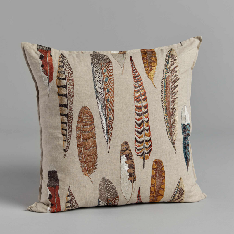 Throw Pillow (Falling Feathers)