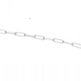 Fine Paperclip Chain Bracelet