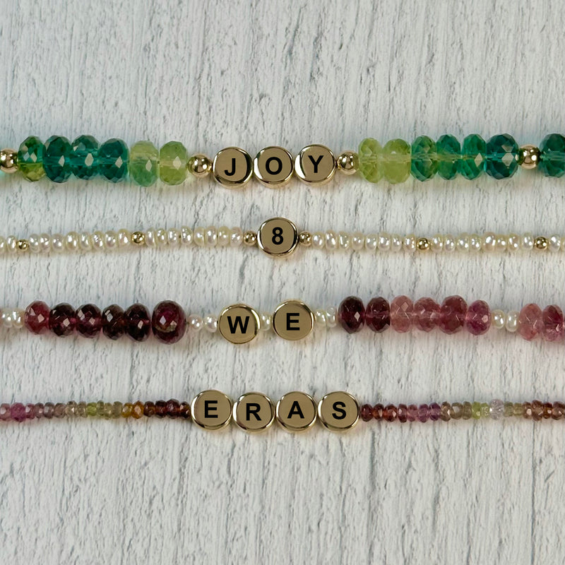 Engravable Alphabet Beads
