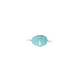 Oval Gemstone Connector