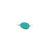 Oval Gemstone Connector
