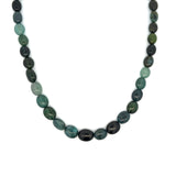 Graduated Oval Blue Green Tourmaline Strand