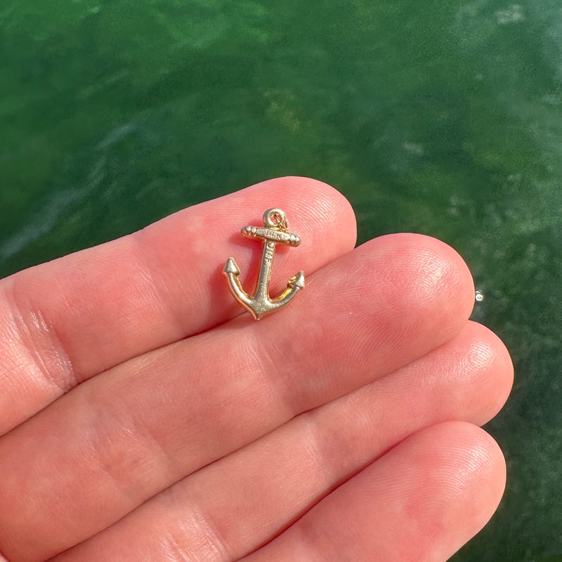 Vintage Medium Anchor Charm