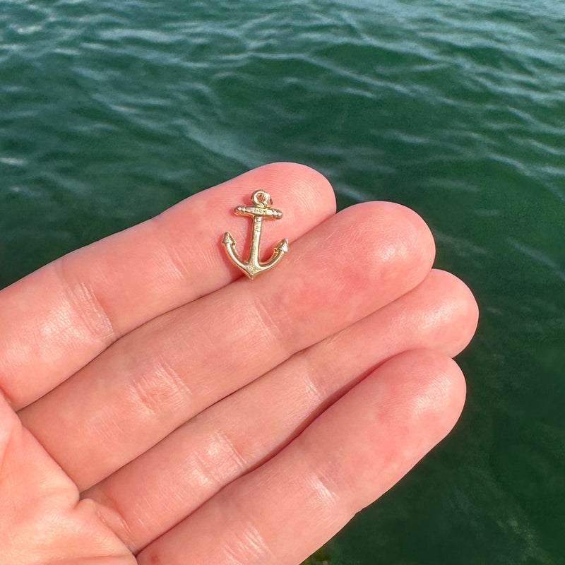 Vintage Medium Anchor Charm