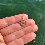 Vintage Ship's Wheel Charm