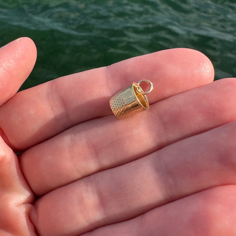 Vintage Thimble Charm