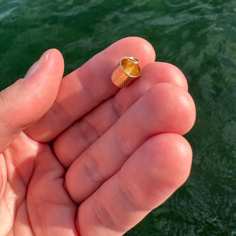Vintage Thimble Charm