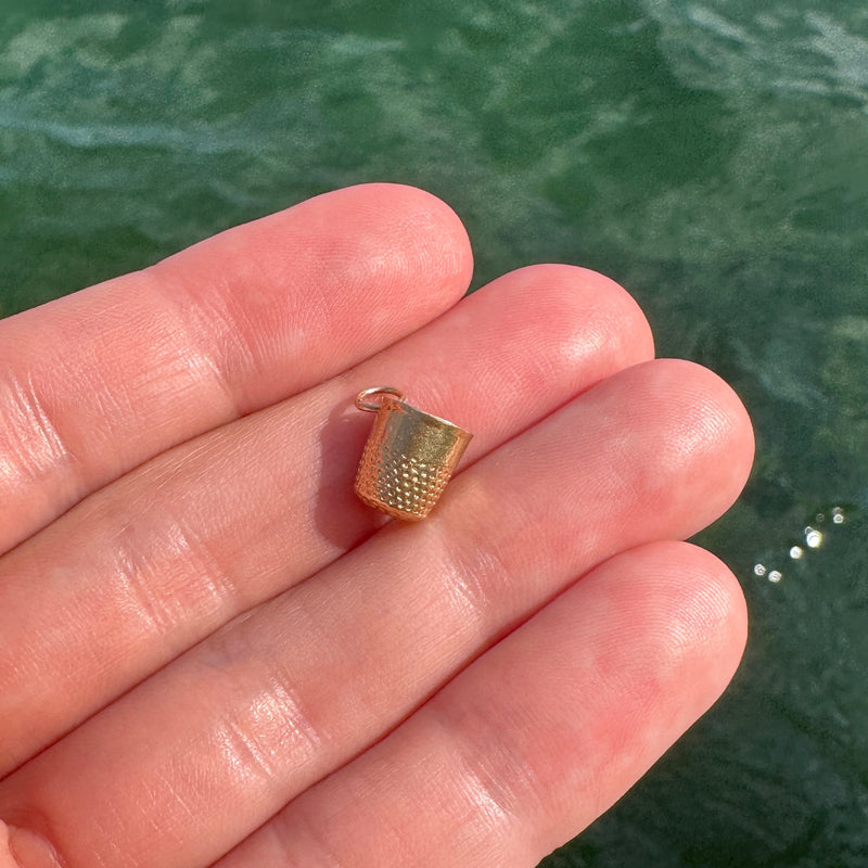 Vintage Thimble Charm