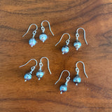 Small Gray Tahitian Pearl Earrings