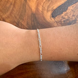 Fine Figaro Chain Bracelet
