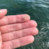 Vintage Teeny Skeleton Key Charm