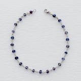 Iolite Chain Bracelet