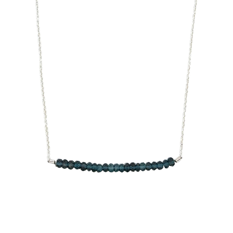 Classic Gemstone Bar Necklace
