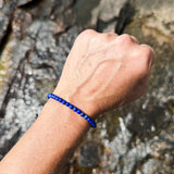Medium Round Lapis Bracelet