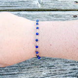 Lapis Chain Bracelet