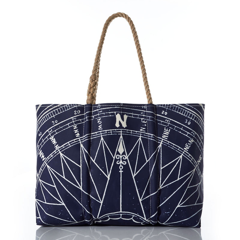 Large Navy True North Tote