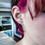 Medium Fleur de Lis Stud Earrings