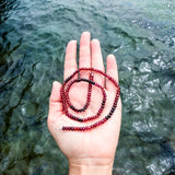 Medium Ombre Garnet Strand