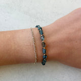 Geometric London Blue Topaz Bracelet