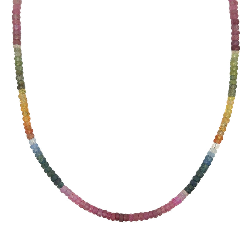 Medium Ombre Multicolor Sapphire Strand