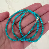 Medium Round Turquoise Strand
